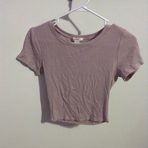 light pink crop top